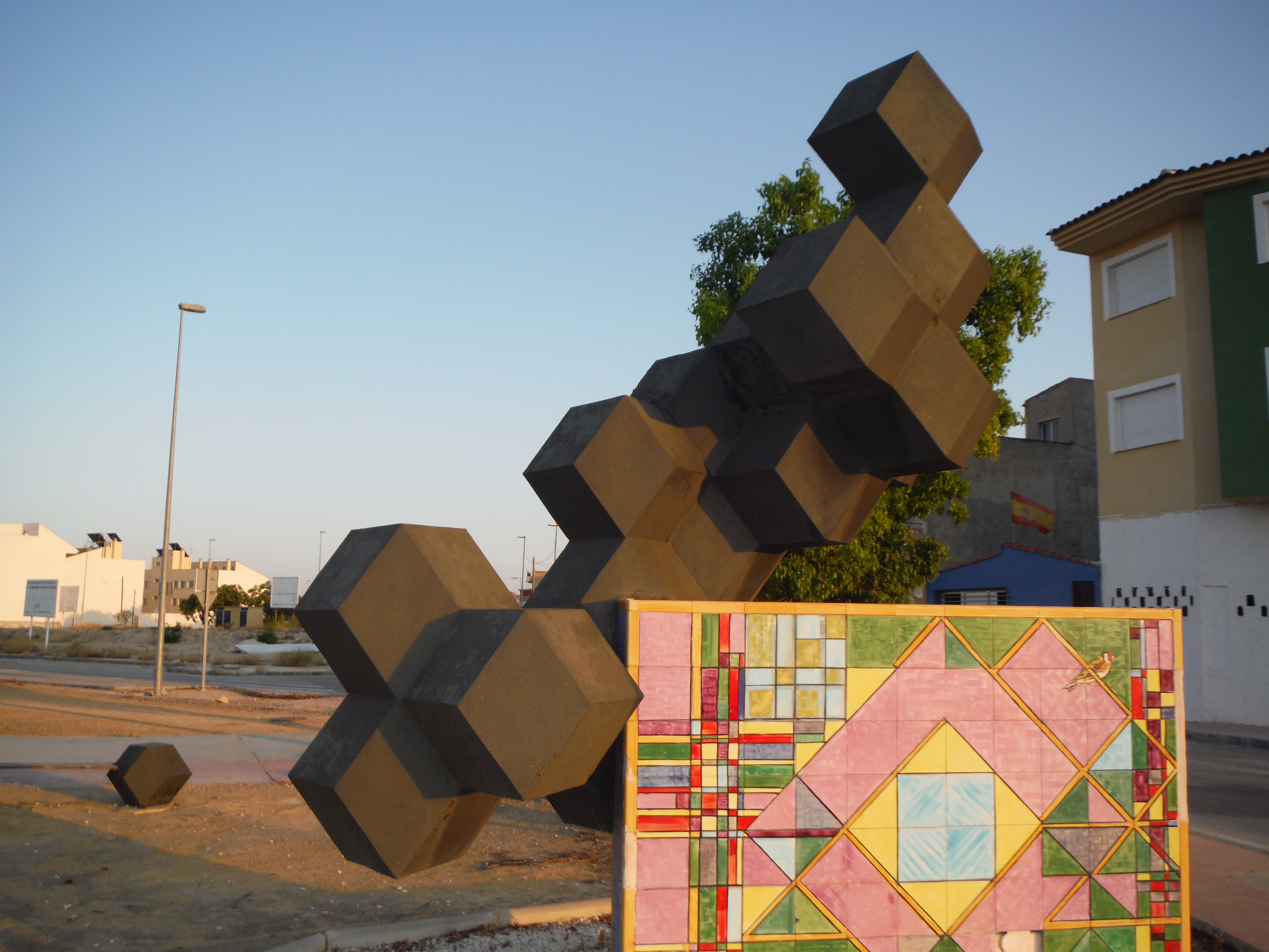 Escultura. Cubos