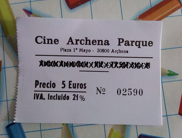 Entrada de cine